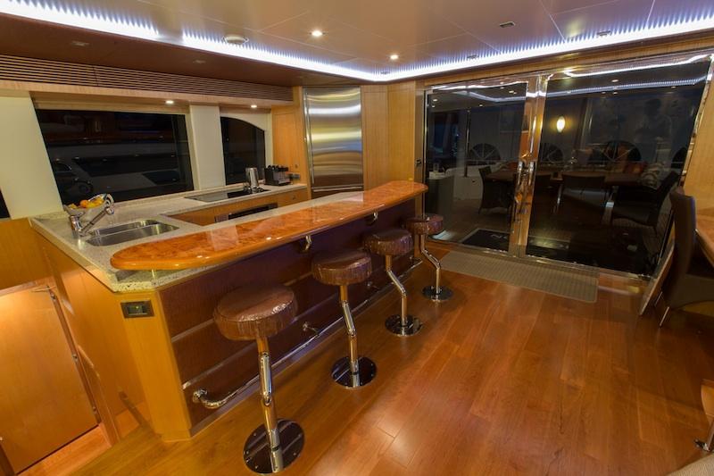Used Power Catamaran for Sale 2013 Horizon PC60 Layout & Accommodations