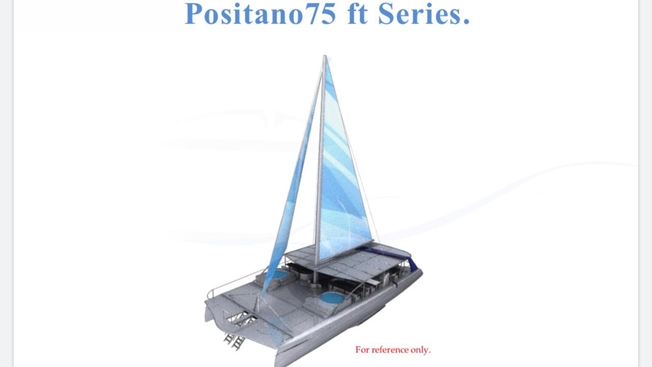 New Sail Catamaran for Sale  Positano 75 Boat Highlights