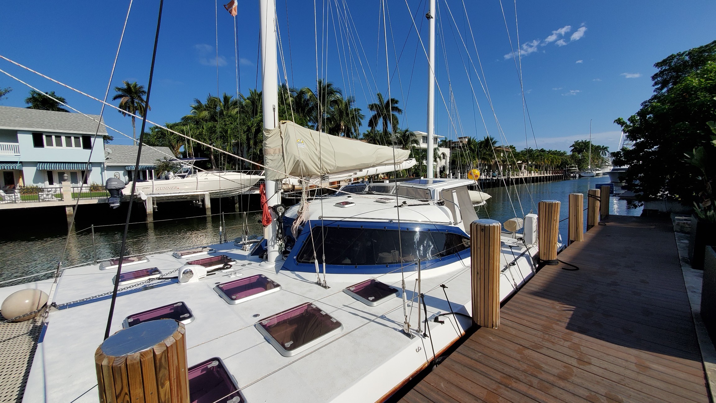 Used Sail Catamaran for Sale 1979 Custom 49 Boat Highlights