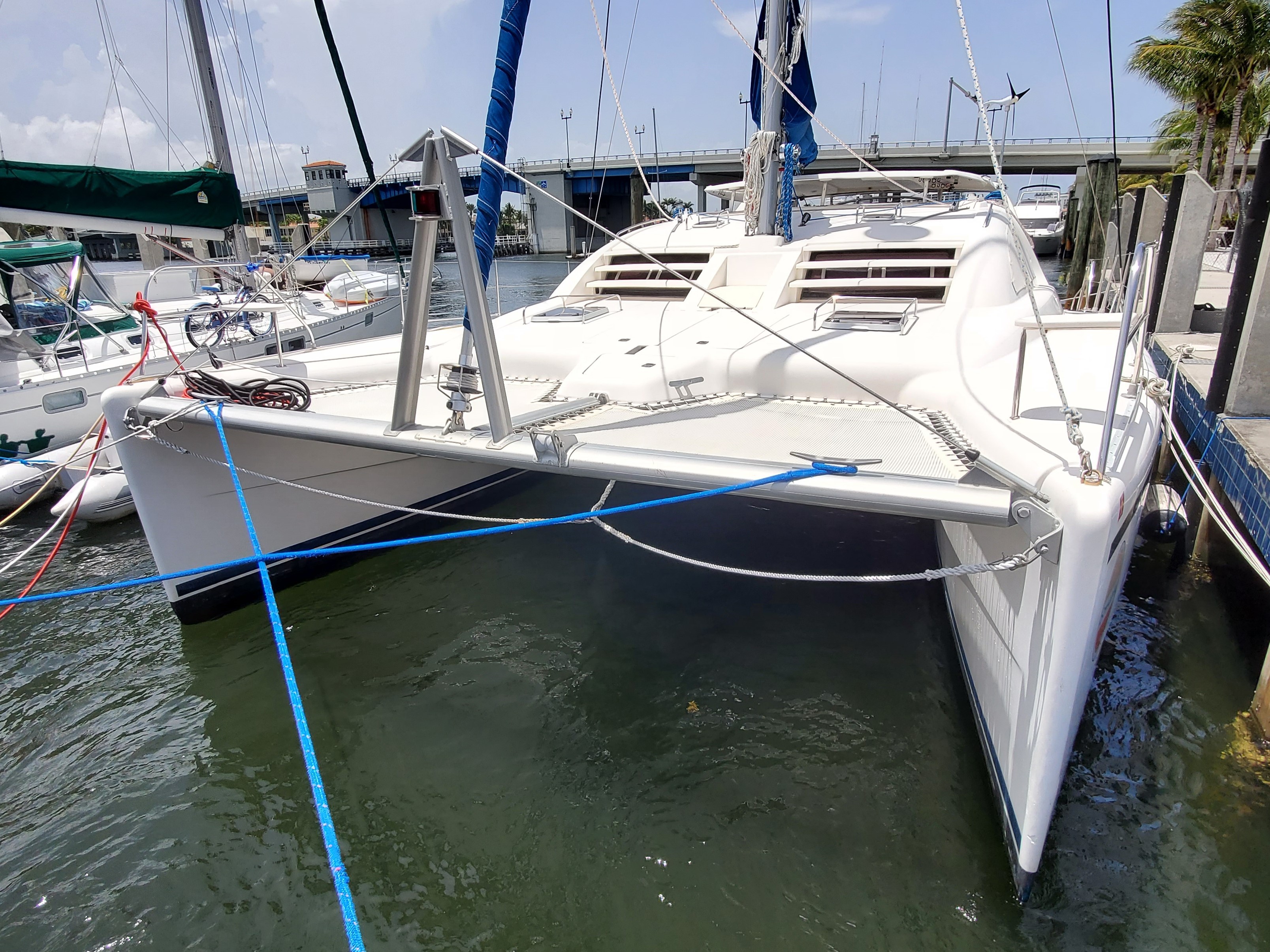 Used Sail Catamaran for Sale 2002 Leopard 42 Boat Highlights