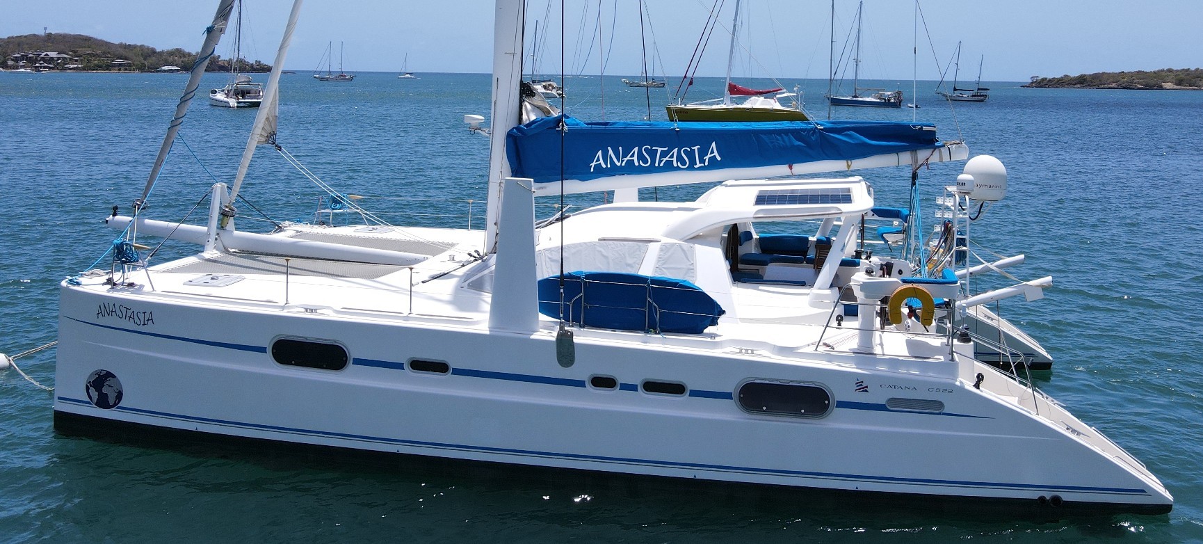 Used Sail Catamaran for Sale 2003 Catana 522 Boat Highlights