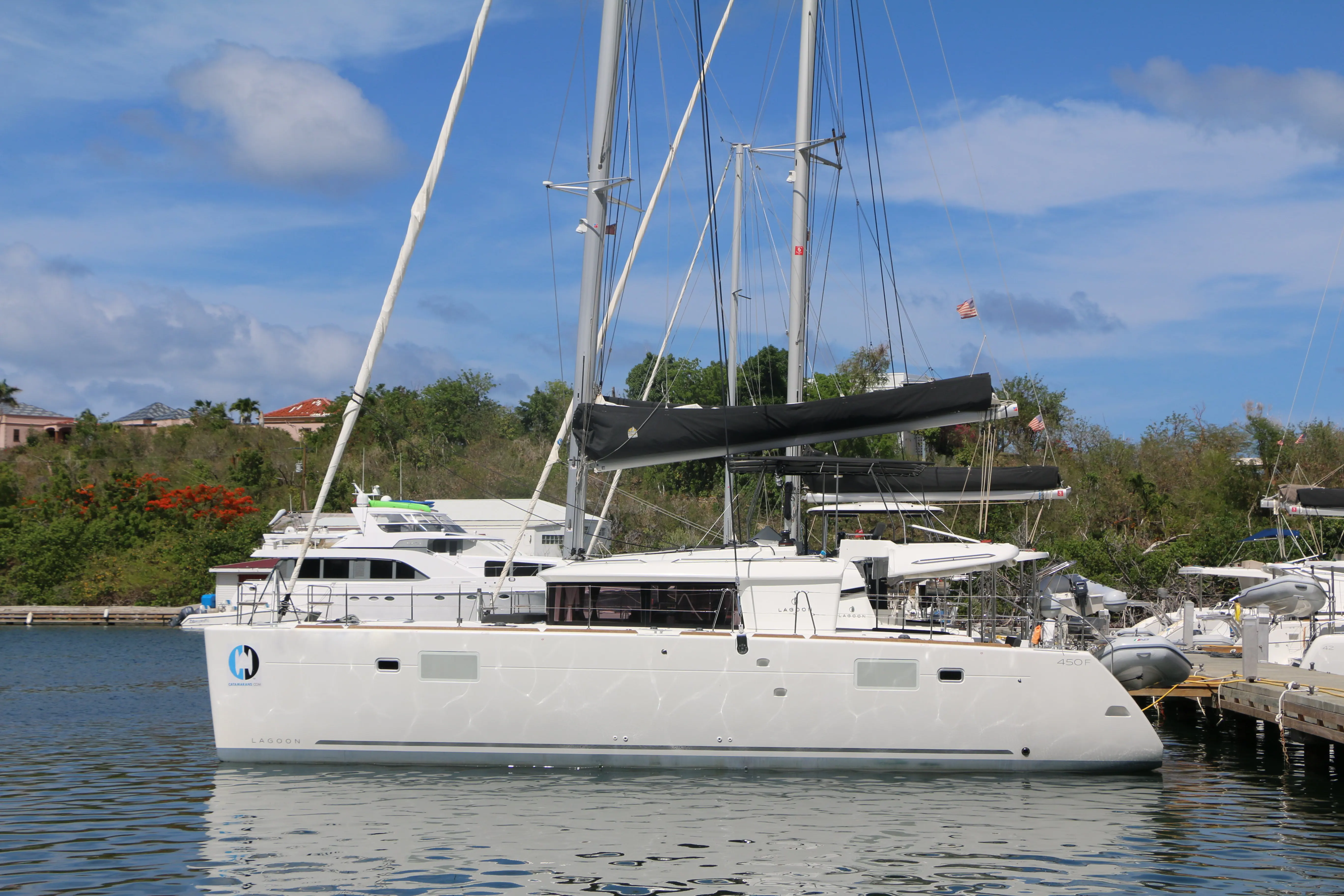 Used Sail Catamaran for Sale 2019 Lagoon 450 Boat Highlights Image Gallery