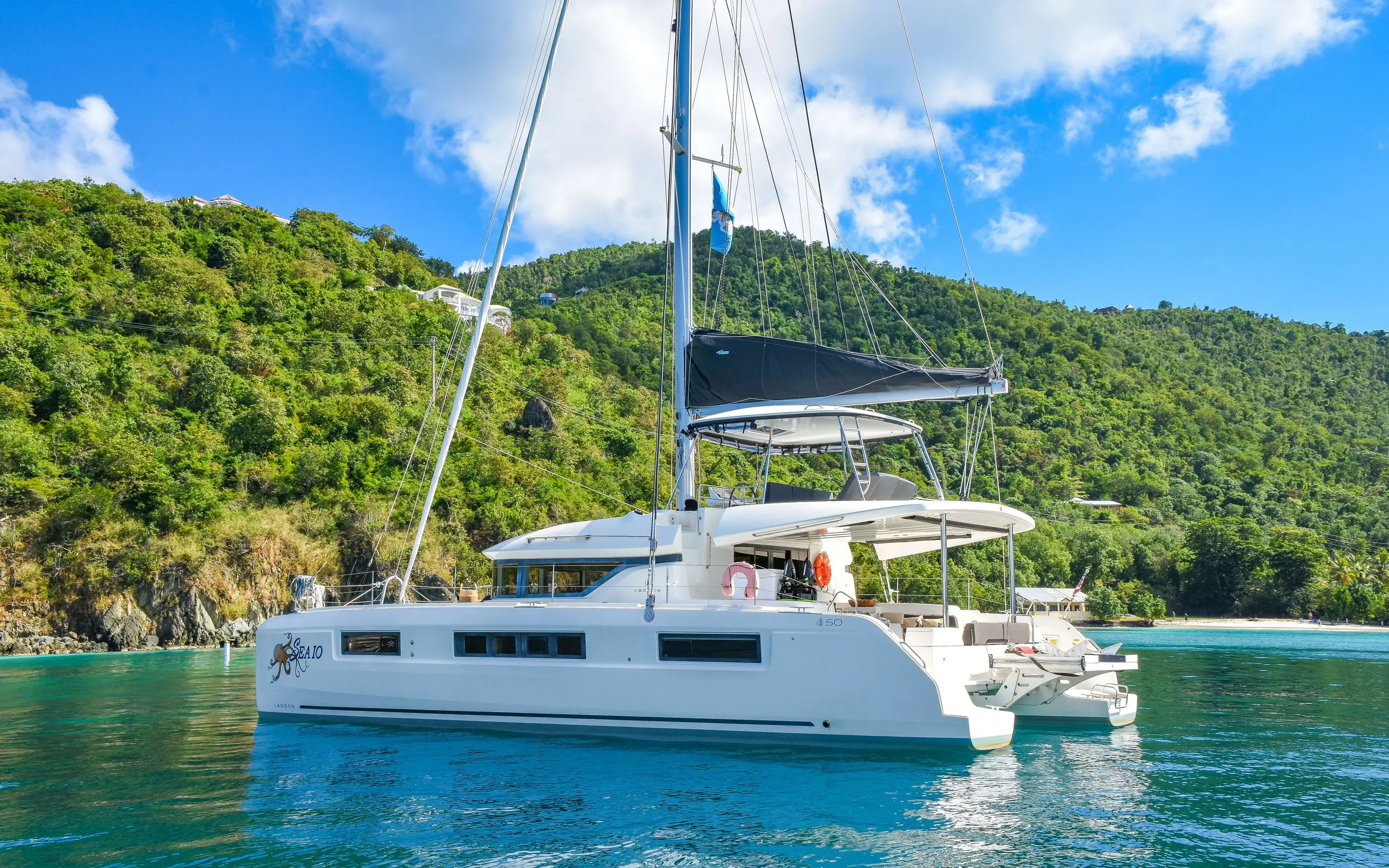 Used Sail Catamaran for Sale 2020 Lagoon 50 Boat Highlights