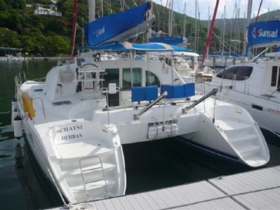 Used Sail Catamaran for Sale 2005 Lagoon 380 S2 Boat Highlights