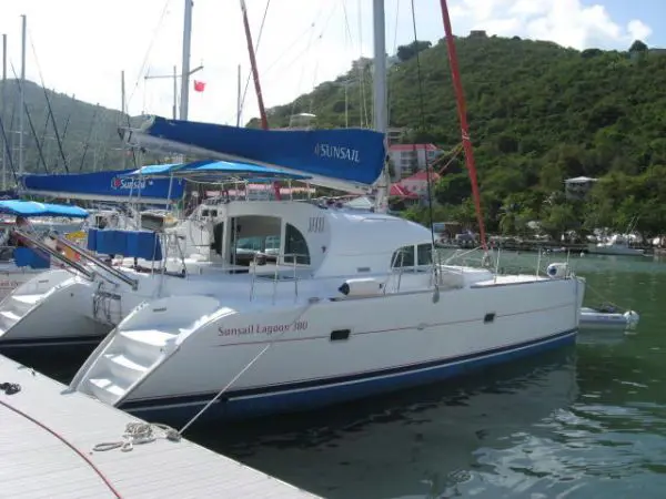 Used Sail Catamaran for Sale 2003 Lagoon 380 Boat Highlights