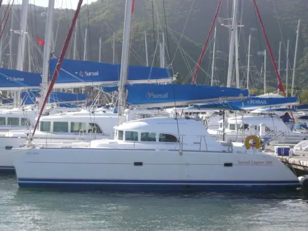 Used Sail Catamaran for Sale 2004 Lagoon 380 Boat Highlights