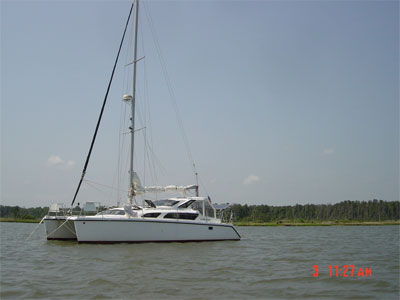 Used Sail Catamaran for Sale 2001 Gemini 105Mc Boat Highlights