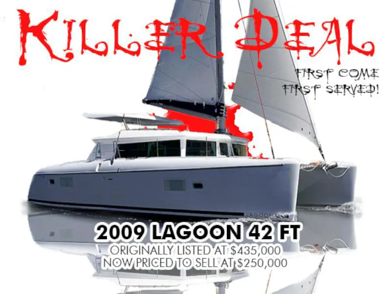 Used Sail Catamaran for Sale 2009 Lagoon 420 