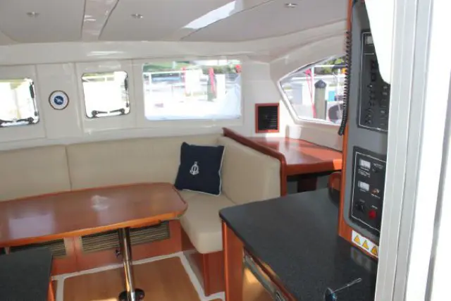 Used Sail Catamaran for Sale 2014 Leopard 39 Layout & Accommodations