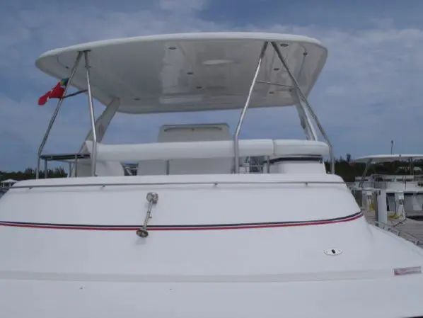 Used Power Catamaran for Sale 2008 Leopard 47 PC  Boat Highlights