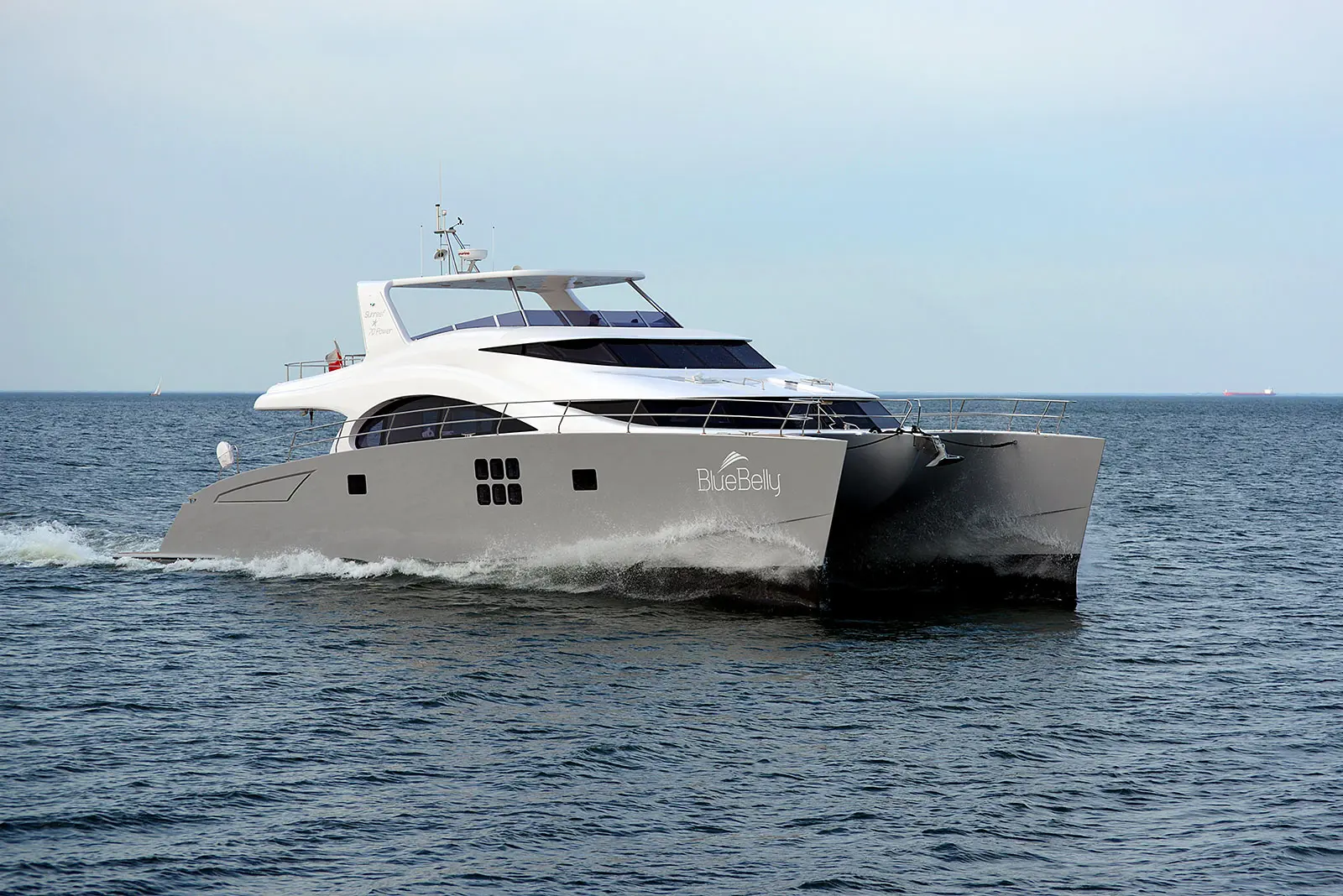 Launched Power Catamaran for Sale  70 Sunreef Power Boat Highlights