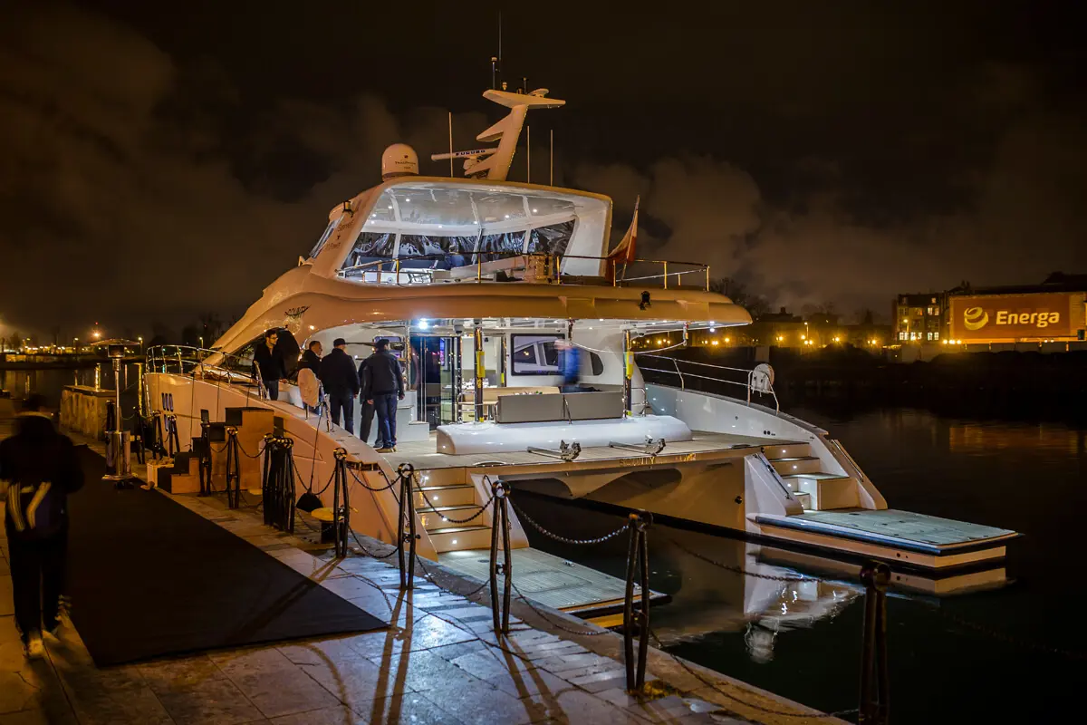 Launched Power Catamaran for Sale  70 Sunreef Power Boat Highlights