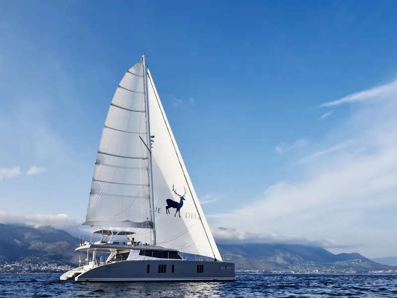 Launched Sail Catamaran for Sale  Sunreef 74 