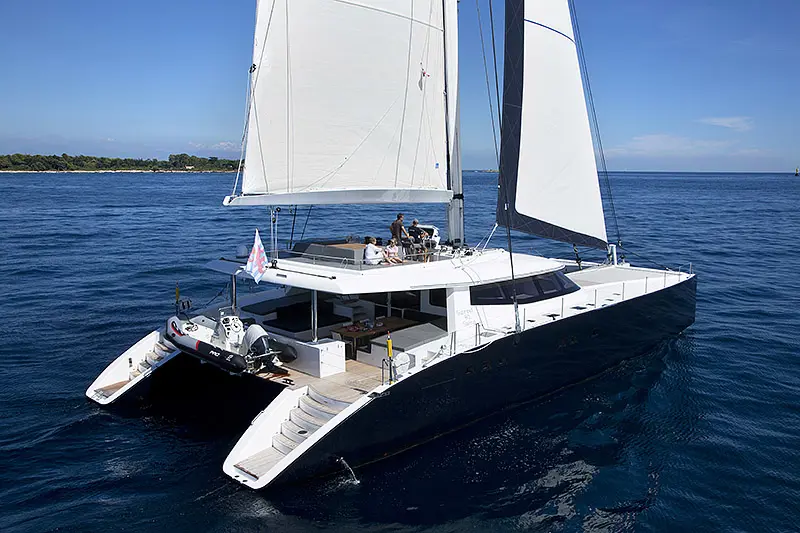 Launched Sail Catamaran for Sale  Sunreef 80 Carbon Line Boat Highlights