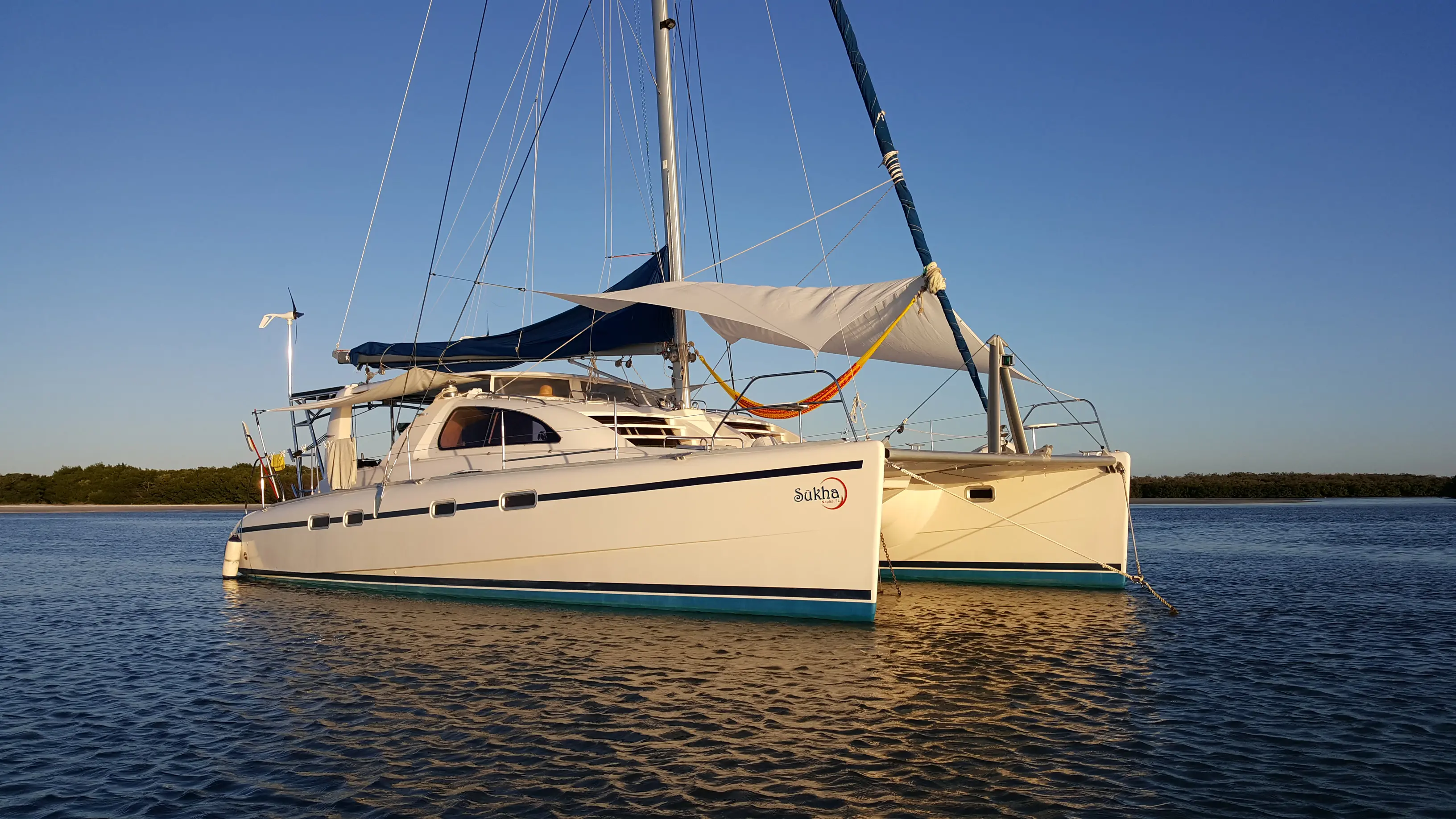 Used Sail Catamaran for Sale 2002 Leopard 42 Boat Highlights