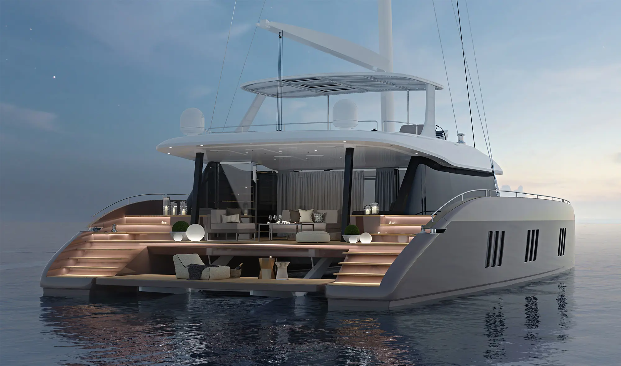 New Sail Catamaran for Sale  Sunreef 60 Boat Highlights Image Gallery