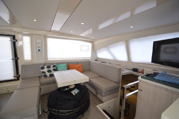 Used Sail Catamaran for Sale 2015 Leopard 48 Layout & Accommodations