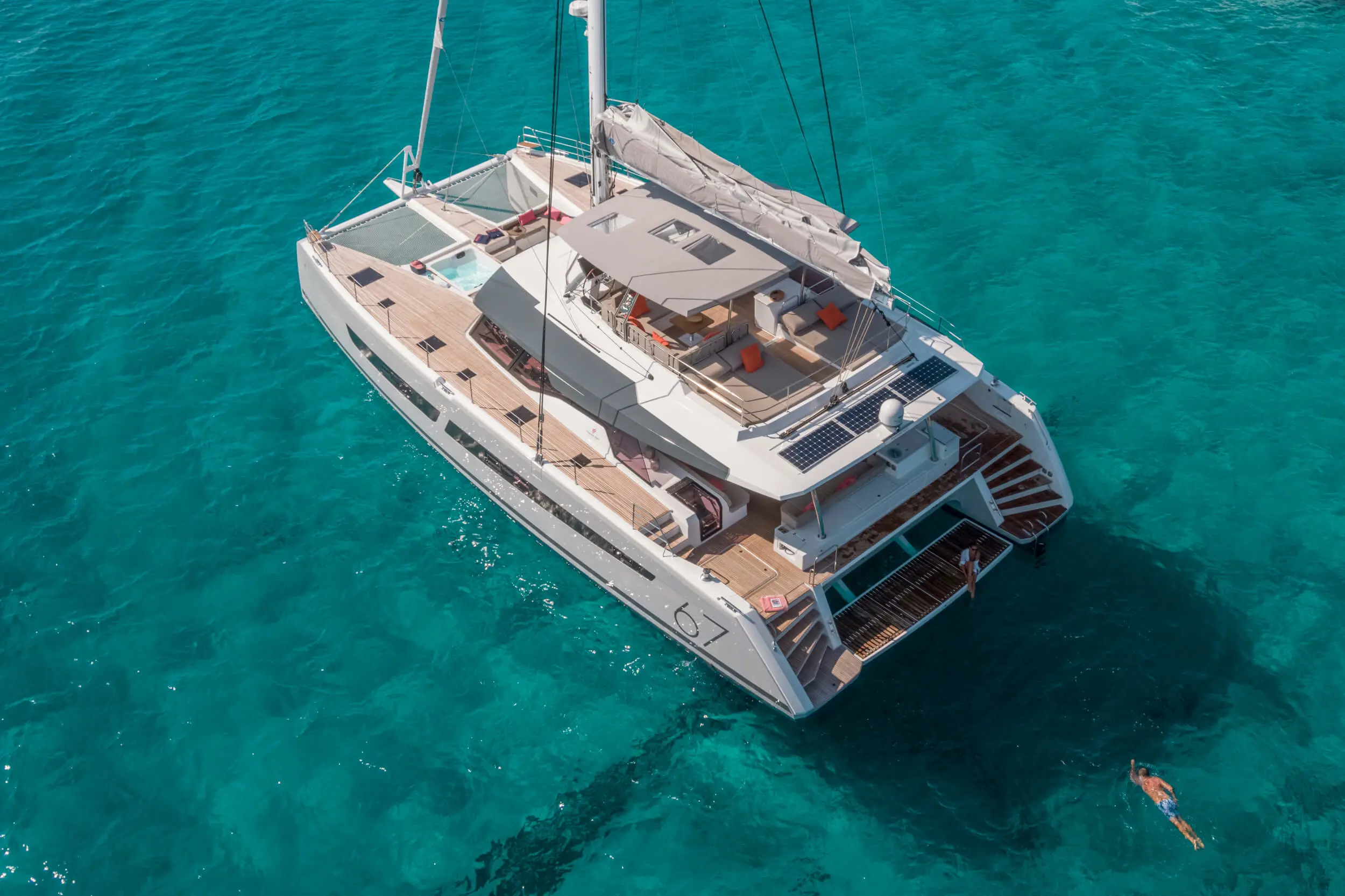 New Sail Catamaran for Sale 2024 Fountaine Pajot Alegria 67 Boat Highlights