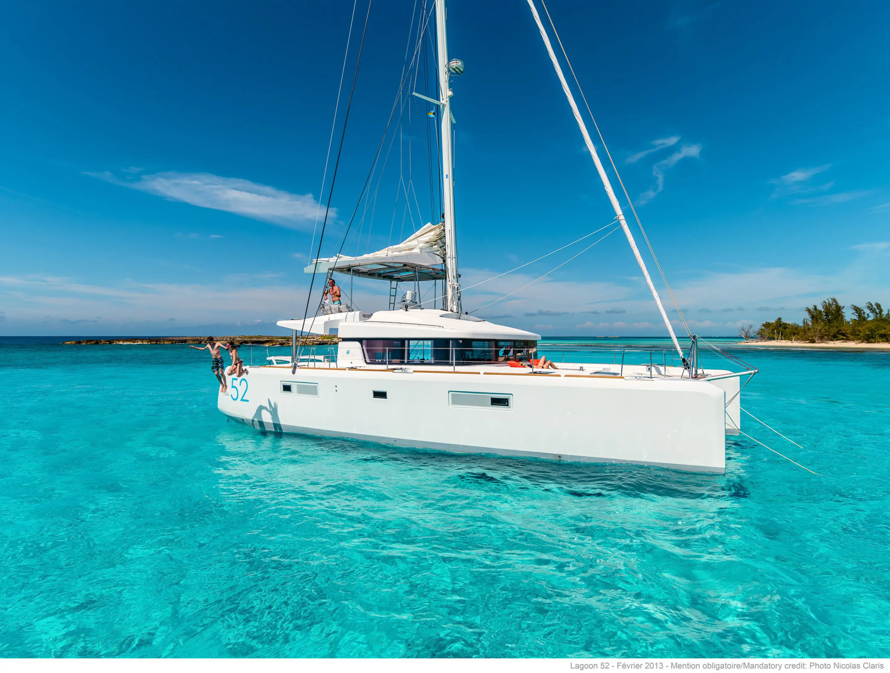 New Sail Catamaran for Sale 2019 Lagoon 52 Boat Highlights Image Gallery