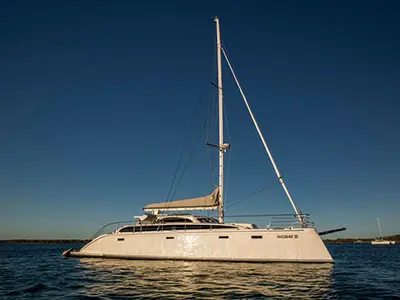 Used Sail Catamaran for Sale 2008 Perry 63 Prestige Motor Sailer Boat Highlights