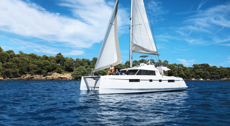 New Sail Catamaran for Sale  Nautitech 46 Fly Boat Highlights