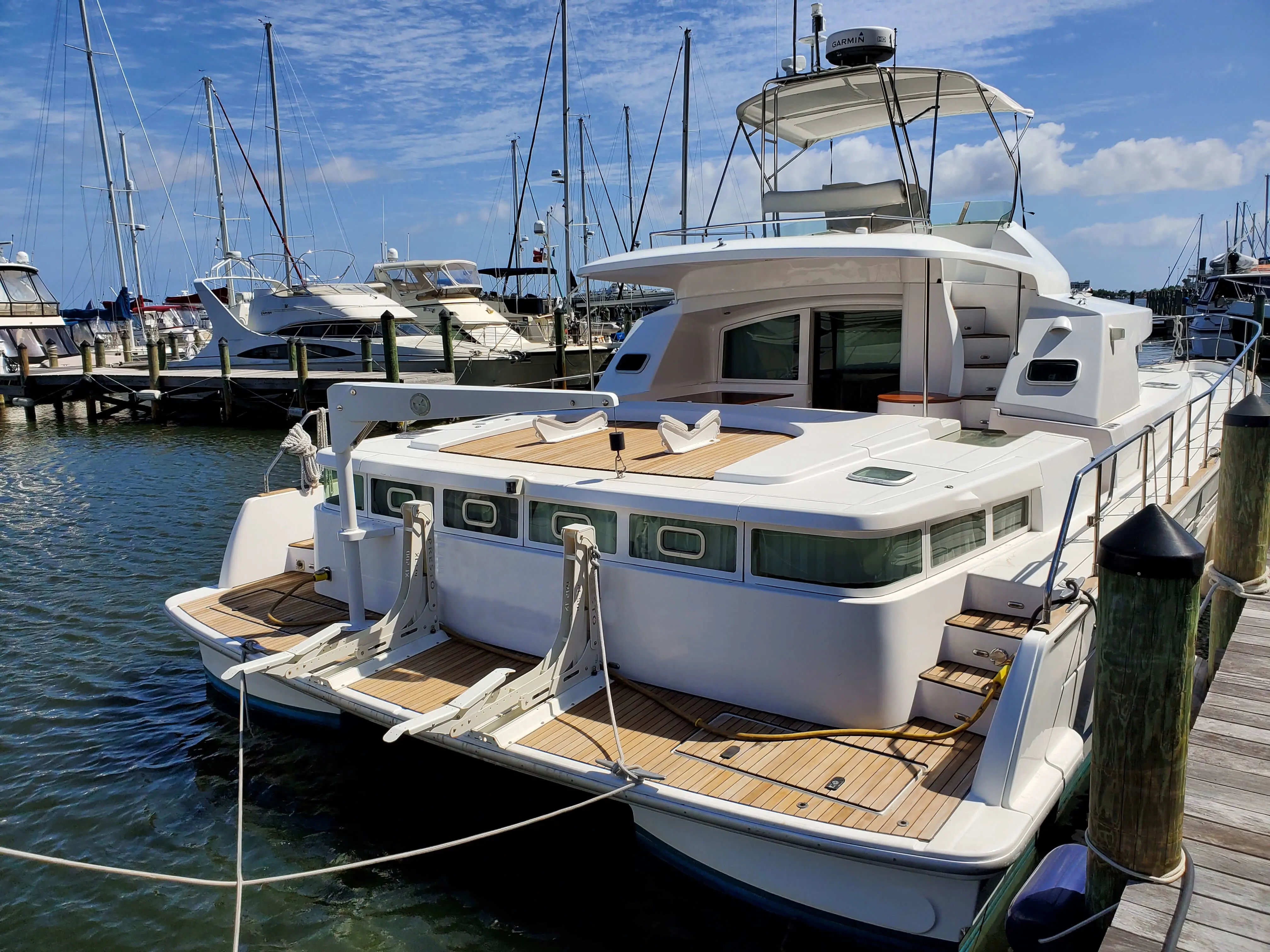 Used Power Catamaran for Sale 2004 Lagoon 43 Power  Boat Highlights Image Gallery