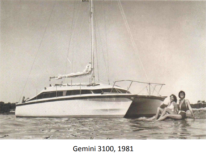 gemini catamaran blue water