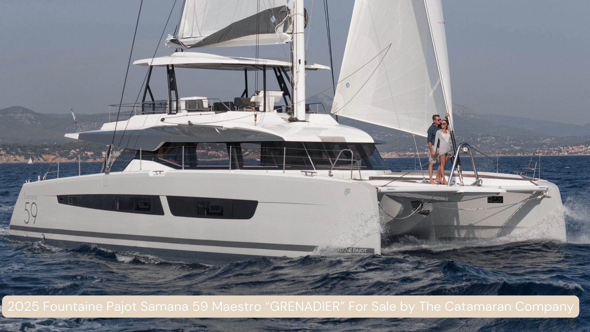 New Sail Catamaran for sale GRENADIER 2025 FOUNTAINE PAJOT Samana 59 Maestro