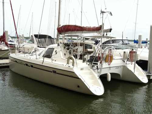 used privilege 37 catamaran for sale