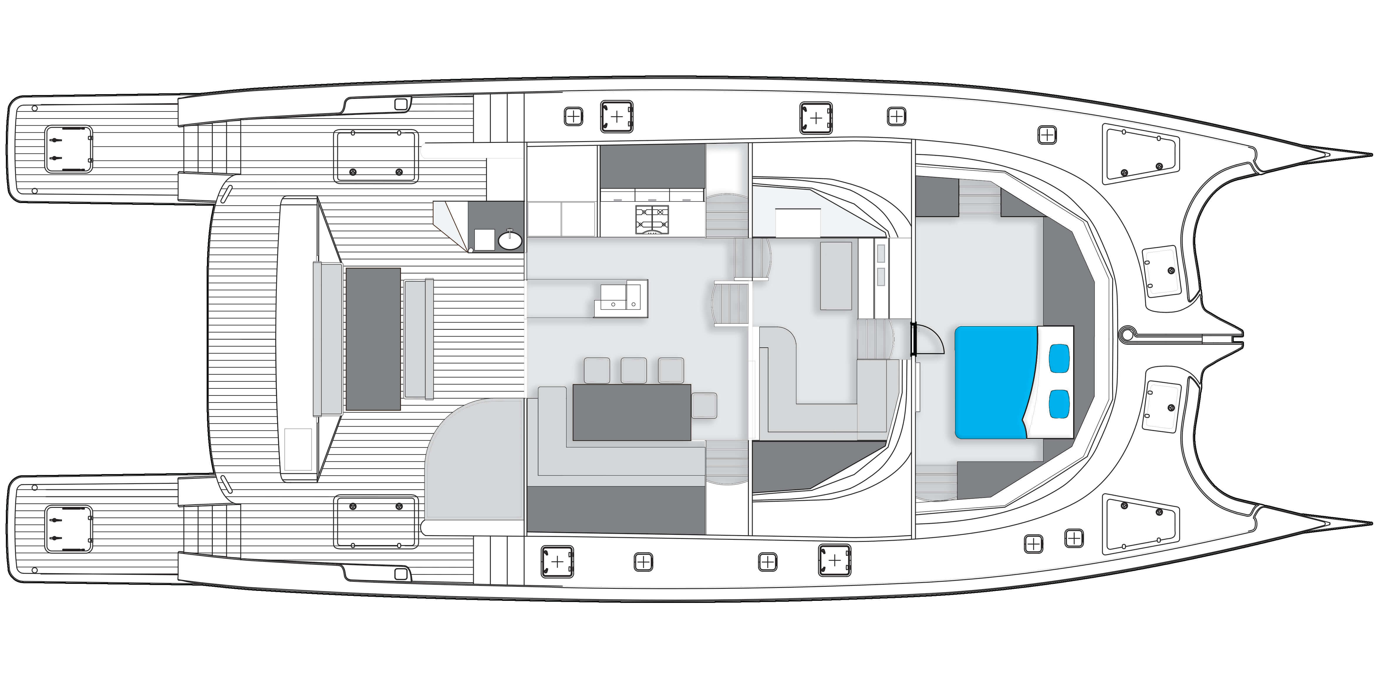 Launched Sunreef Yacht - Not For Sale: SUNREEF 70 Sunreef Power (70ft)