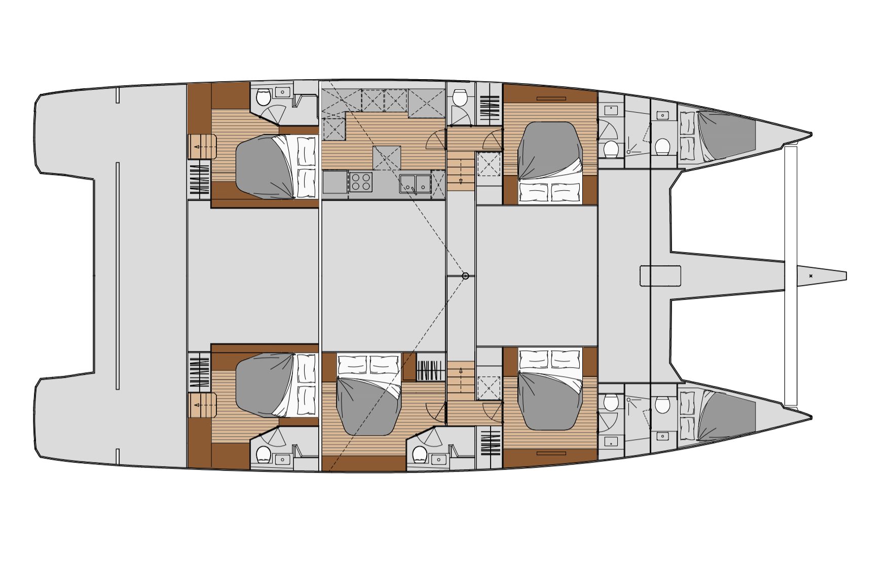 New sail Catamaran for sale: FOUNTAINE PAJOT Alegria 67 (67ft)